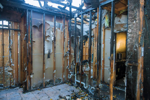 Professional Emergency Fire Cleanup technician working in Wyoming, WY